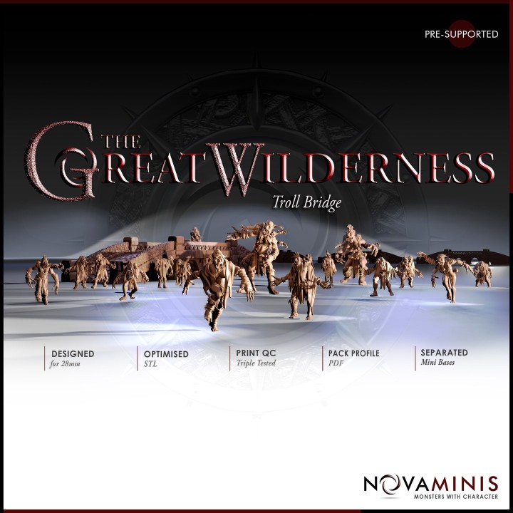 The Great Wilderness Troll Bridge Pack