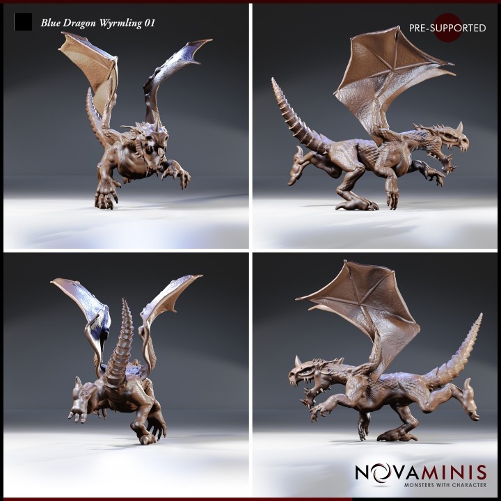 Blue Dragon Wyrmling 01