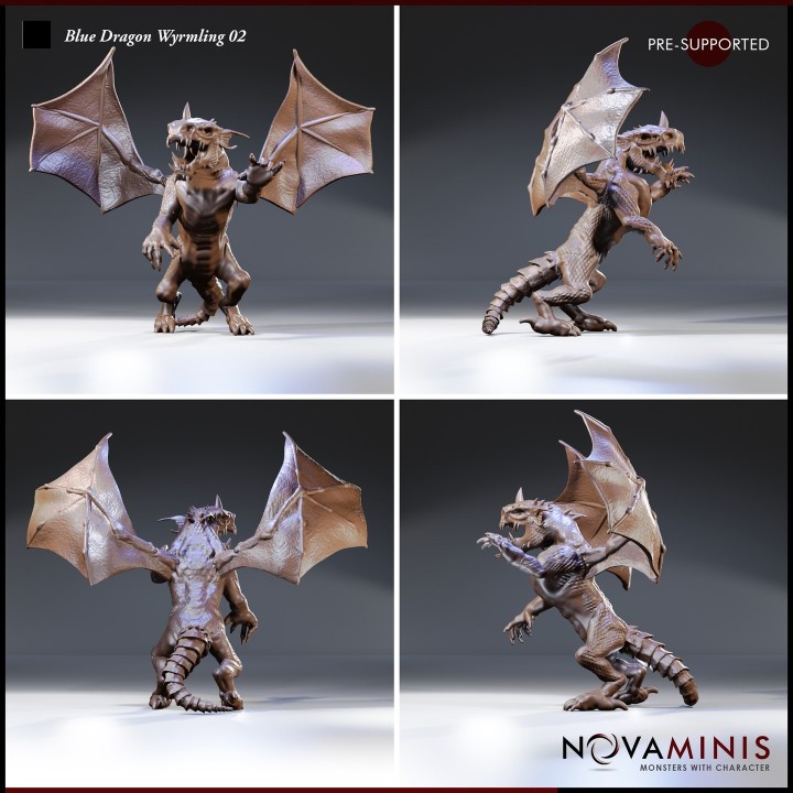 Blue Dragon Wyrmling 02
