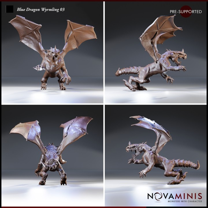 Blue Dragon Wyrmling 03