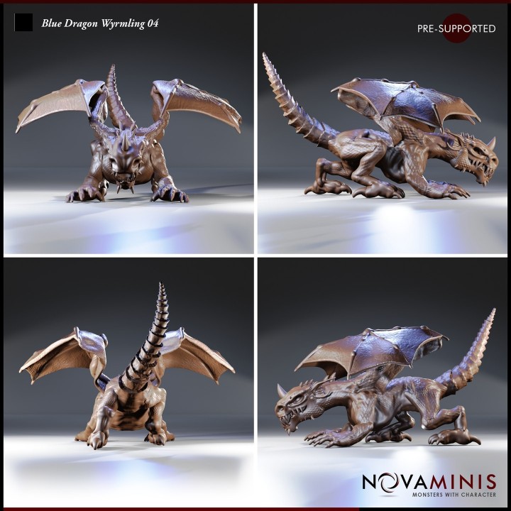 Blue Dragon Wyrmling 04
