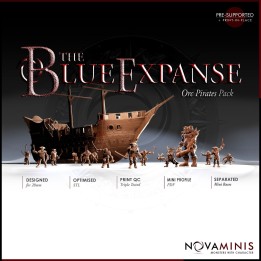 The Blue Expanse Orc Pirates Pack