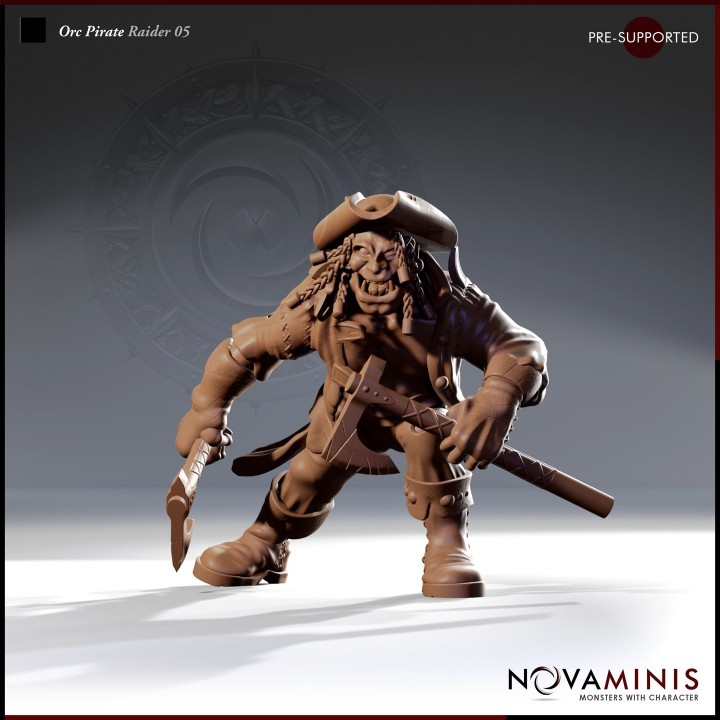 The Blue Expanse Orc Pirates Pack