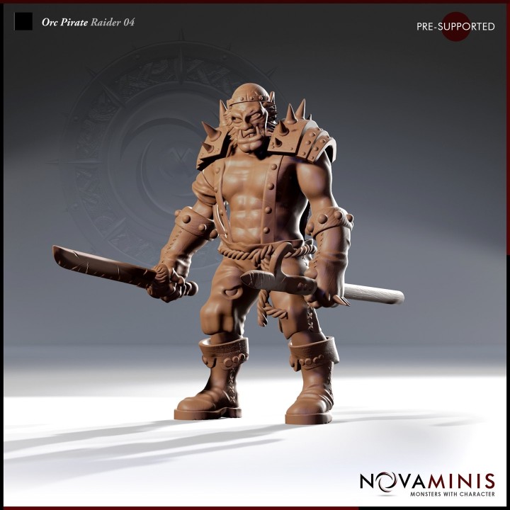 The Blue Expanse Orc Pirates Pack