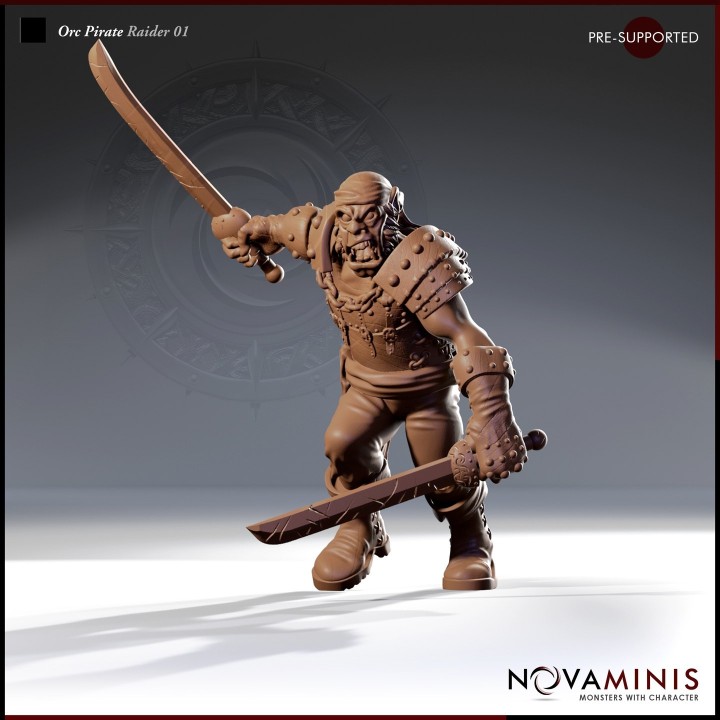 The Blue Expanse Orc Pirates Pack