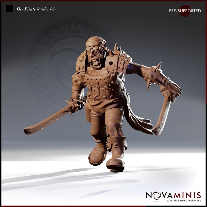 The Blue Expanse Orc Pirates Pack