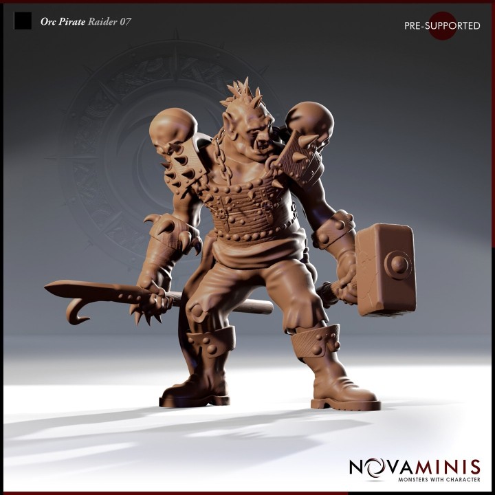 The Blue Expanse Orc Pirates Pack