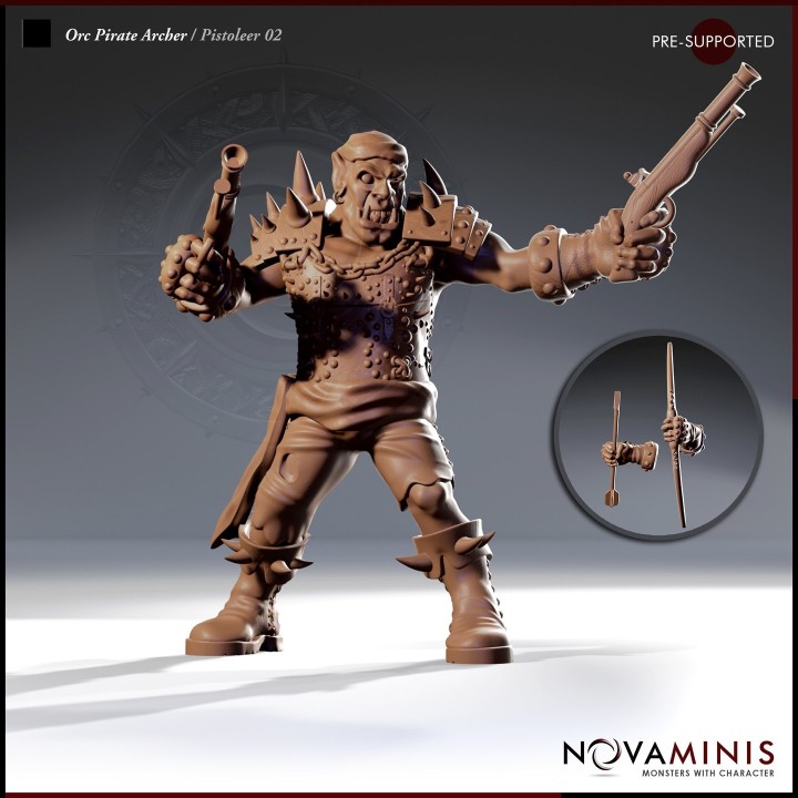 The Blue Expanse Orc Pirates Pack