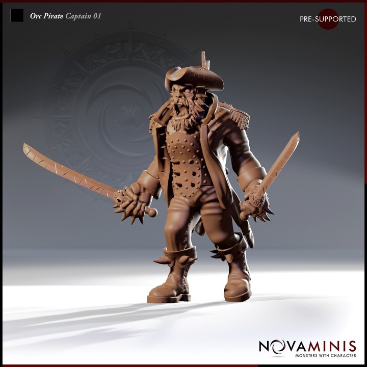 The Blue Expanse Orc Pirates Pack