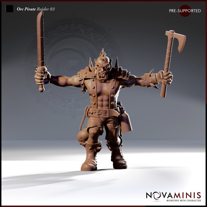 The Blue Expanse Orc Pirates Pack