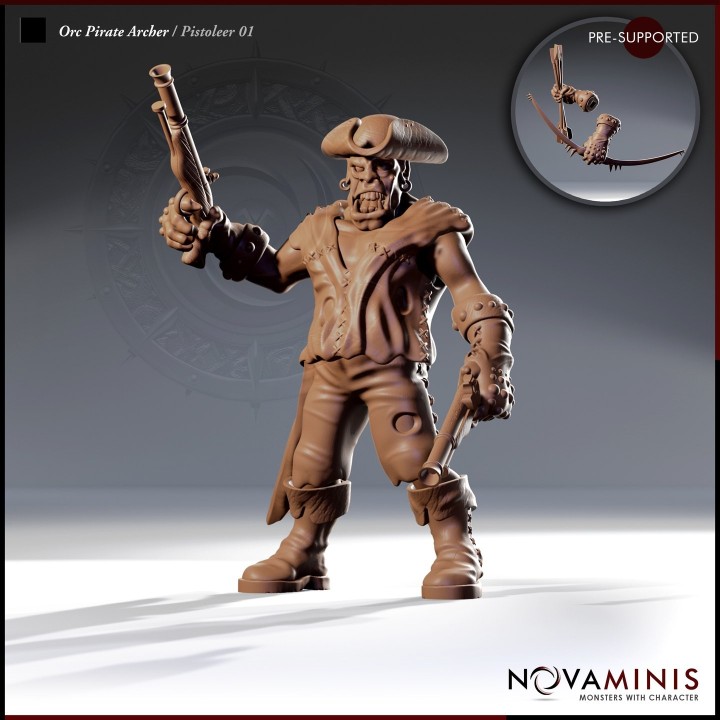 The Blue Expanse Orc Pirates Pack
