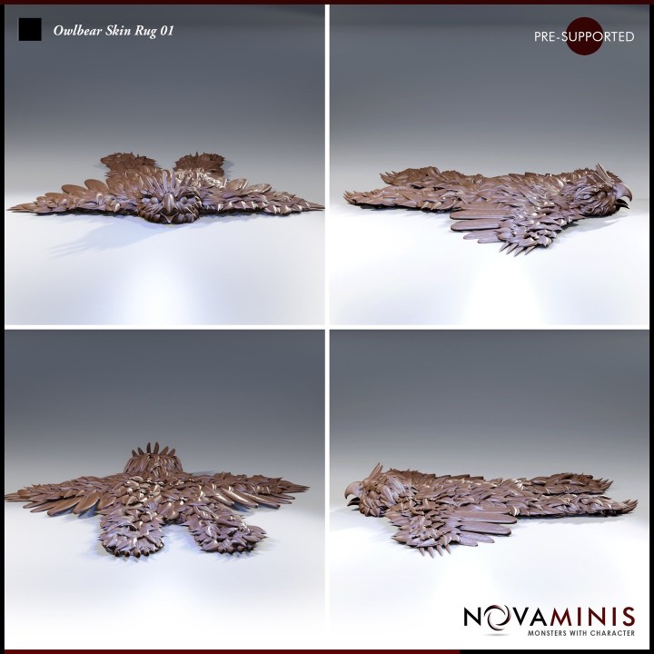 Owlbear Skin Rug 01