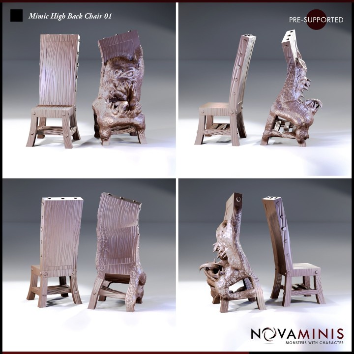 Mimic High Back Chair 01