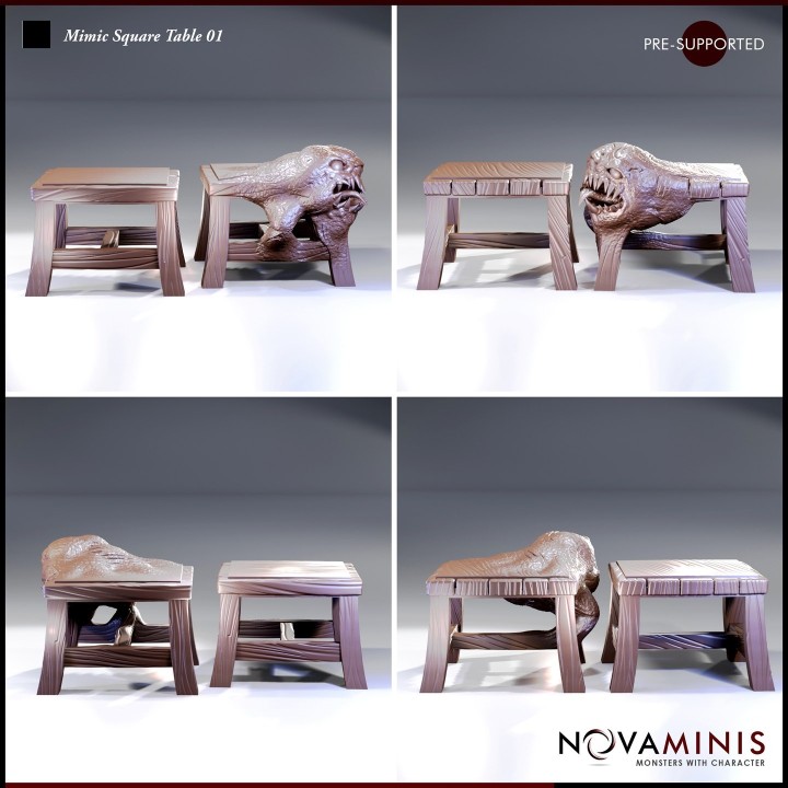 Mimic Square Table 01