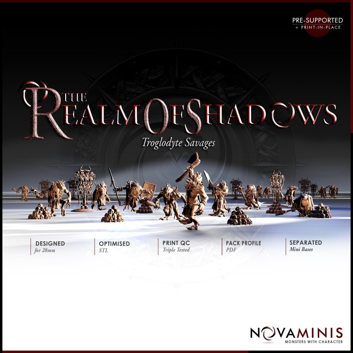 The Realm of Shadows Troglodyte Savages Pack